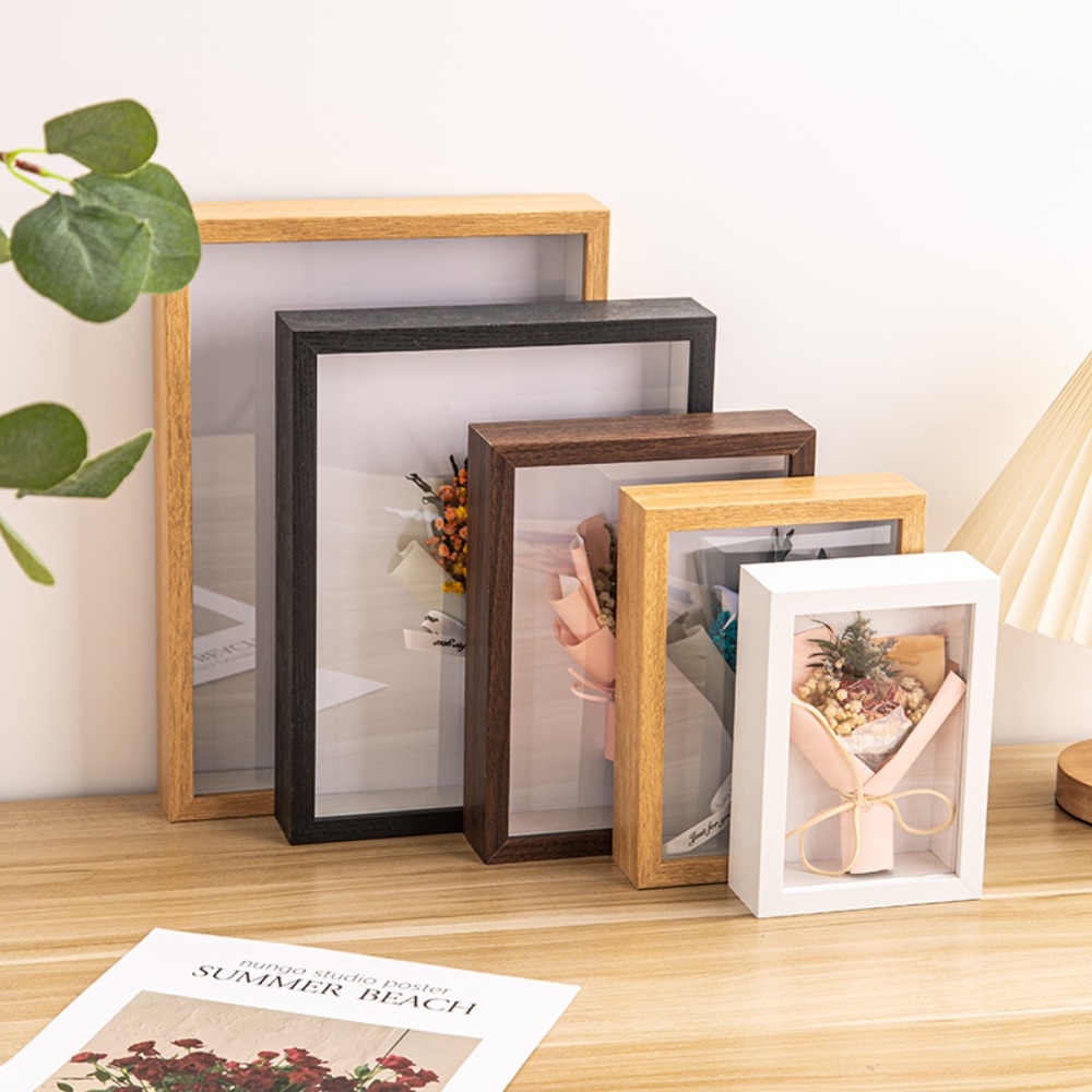 Bamboo Photo Frame - Durable Multi-size Shadow Box Frame Rectangular