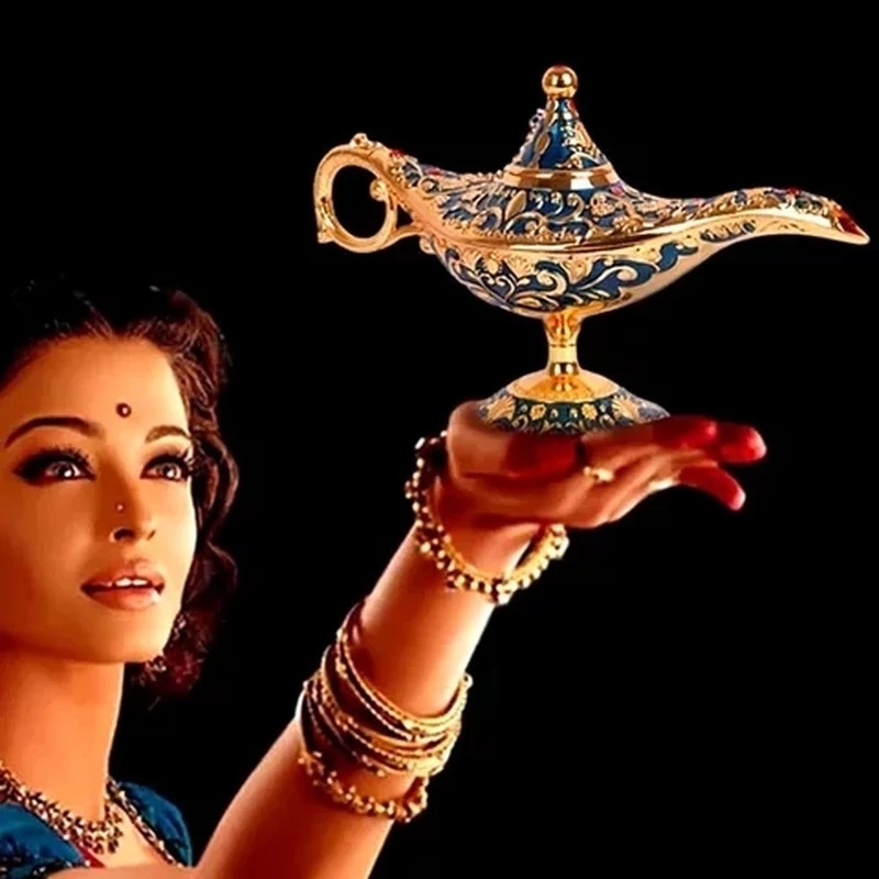 Large Size Aladdin Magic Lamp  - Home Decor Za ulasan dan harga