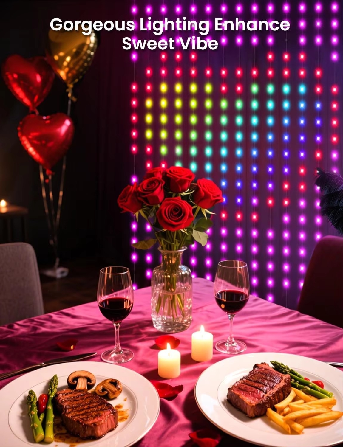 USB Curtain Light 400 LED Dyna - Home Decor Free App ulasan dan harga