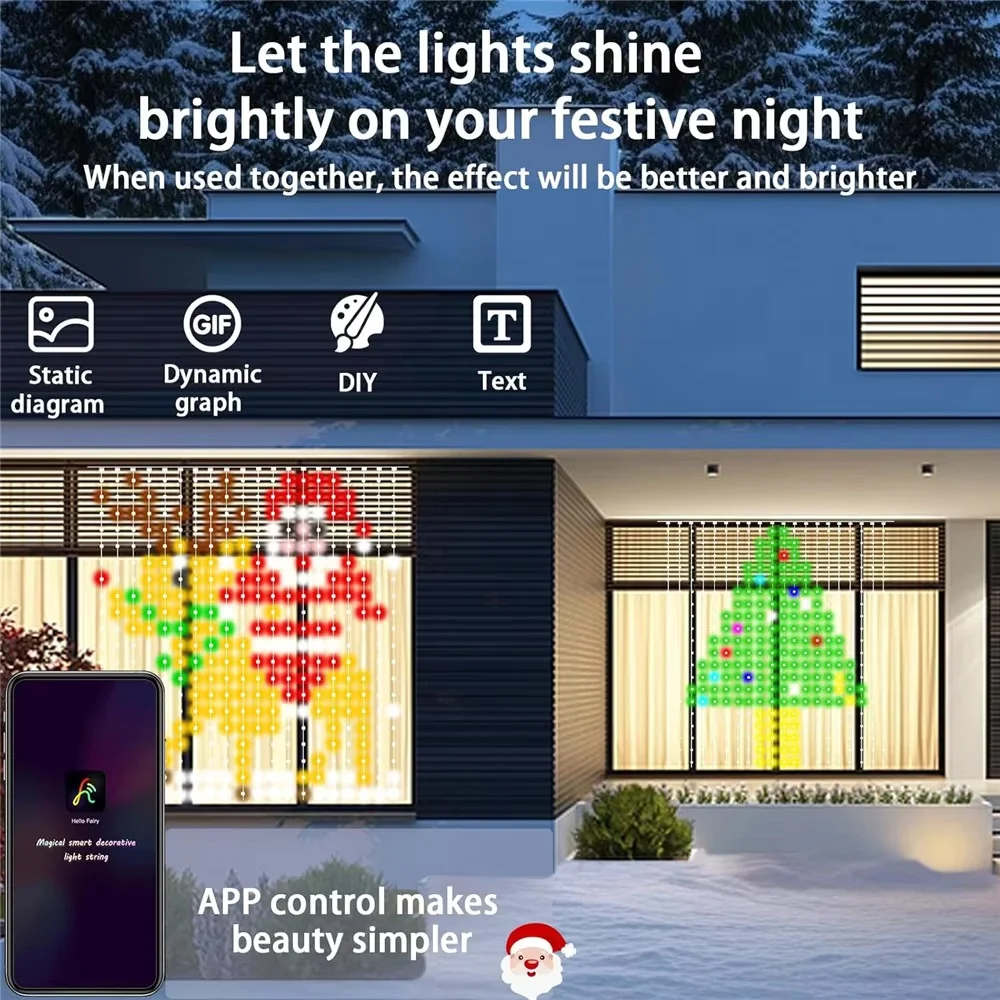 Smart LED Curtain Lights RGB A - Home Decor Free App ulasan dan harga