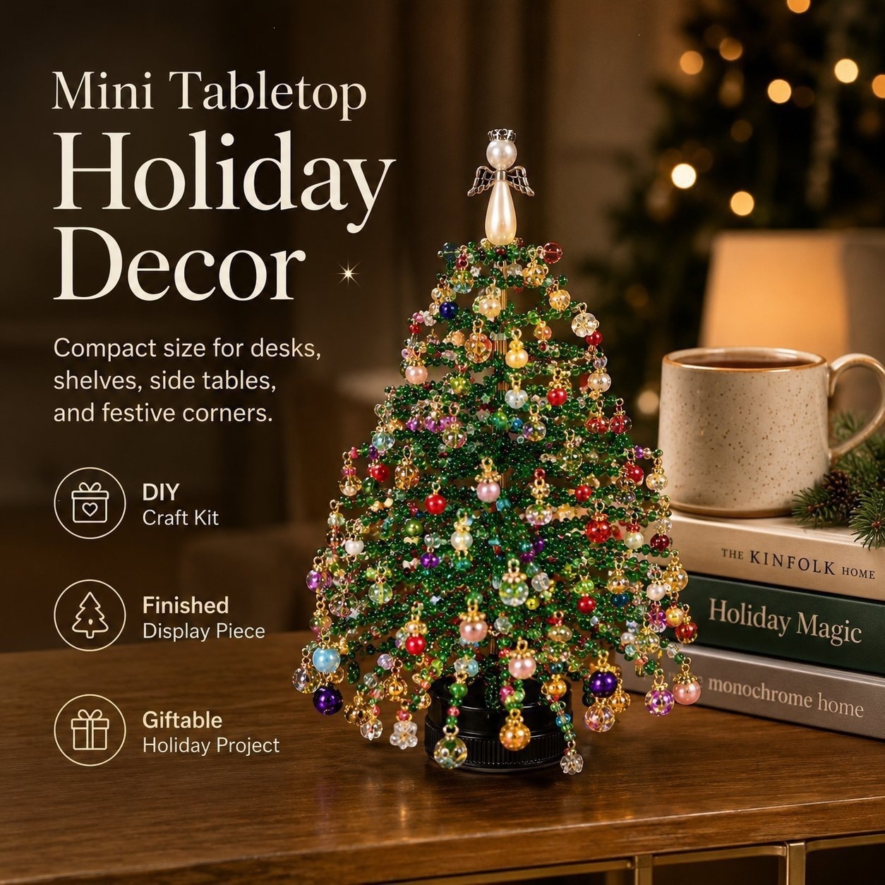 Multi‑Theme DIY Beaded Tree Cr - Home Decor Theme ulasan dan harga