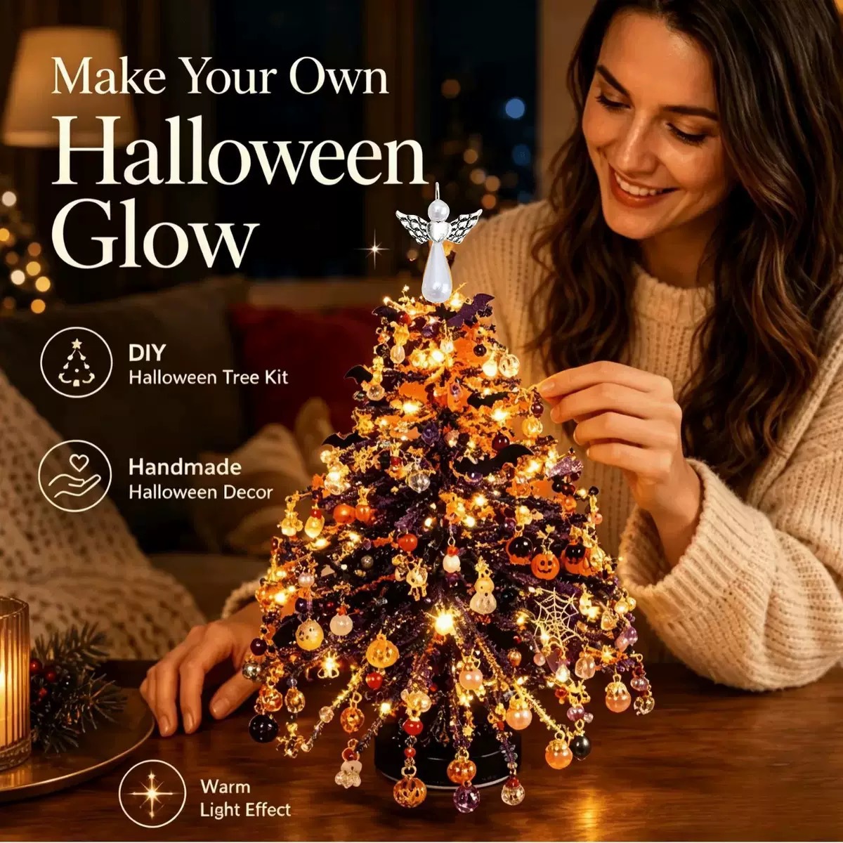 Multi‑Theme DIY Beaded Tree Cr - Home Decor Theme ulasan dan harga