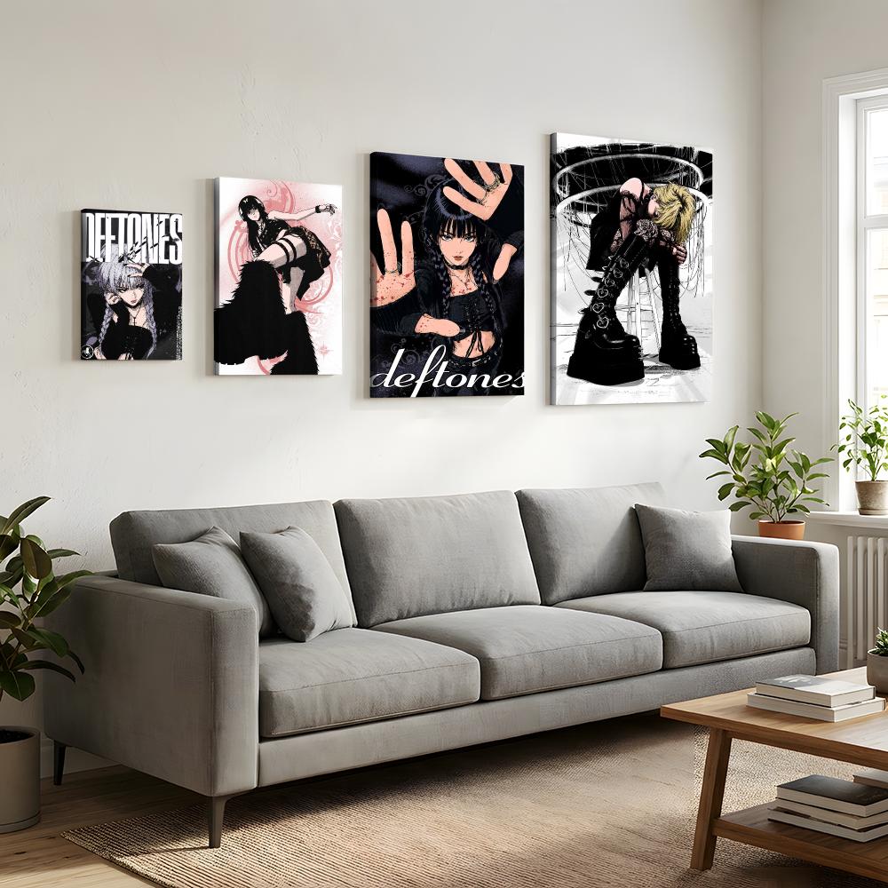 Y2K Gothic Anime Rock Girl Fra - Home Decor Y2K ulasan dan harga
