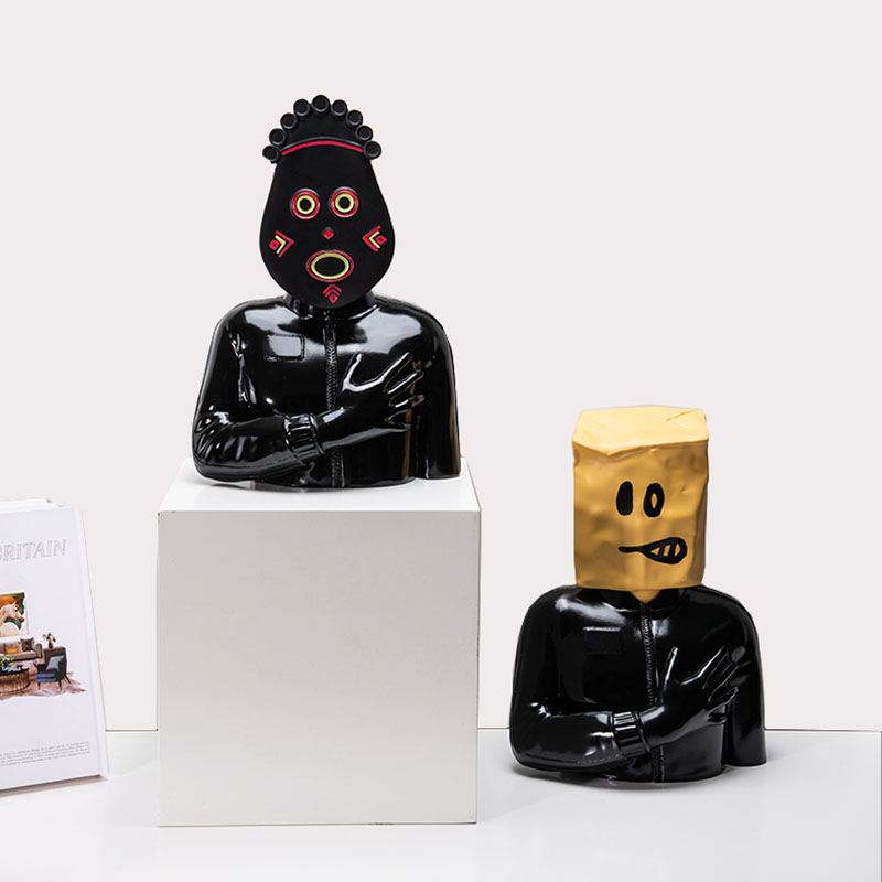 Nordic Home Decor Banksy Statu - Home Decor Y2K ulasan dan harga