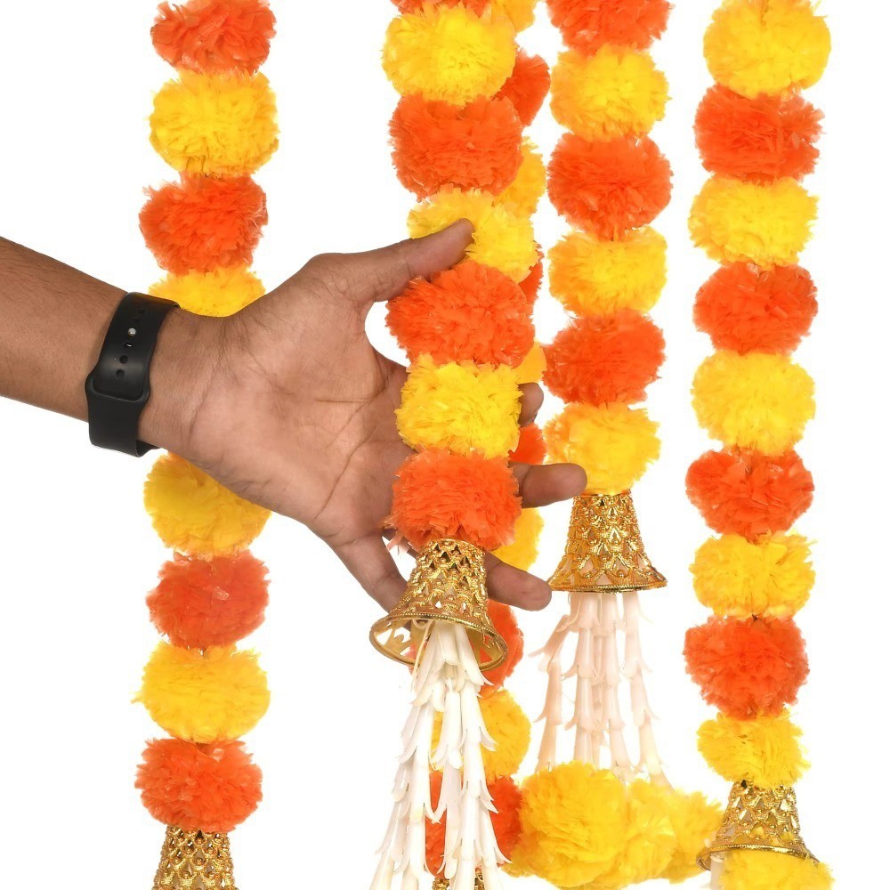 Long Strands Artificial Marigo - Home Decor Indonesia ulasan dan harga