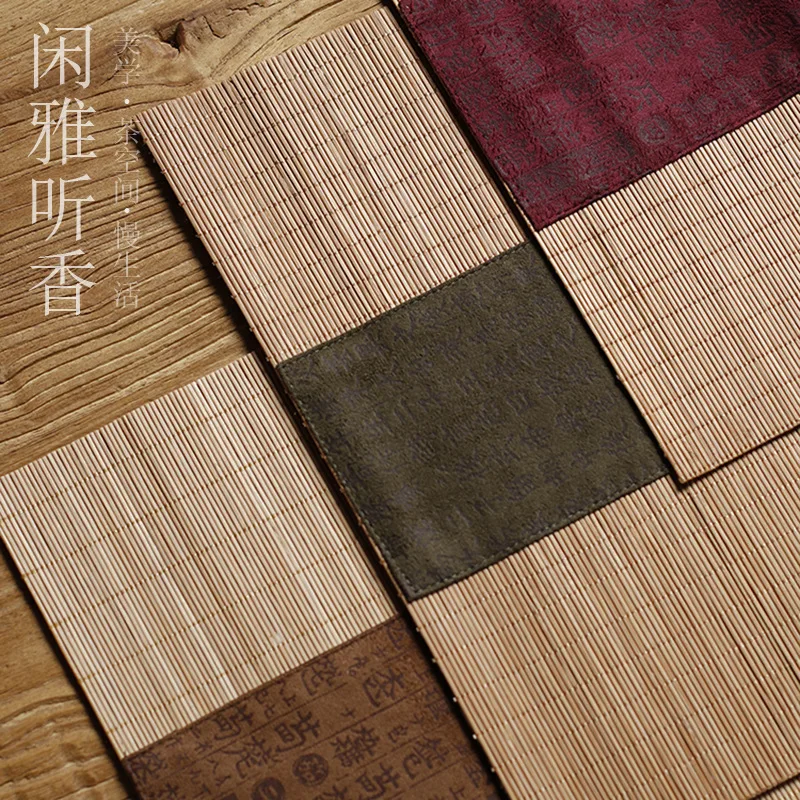 Fabric Bamboo Tea Mat Linen Ze - Linen Table Runner ulasan dan harga