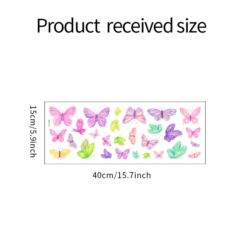 Romantic Butterfly Wall Sticke - Home Decor Indonesia ulasan dan harga