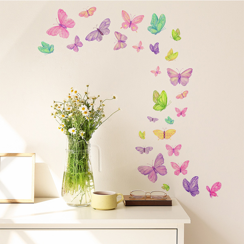 Romantic Butterfly Wall Sticke - Home Decor Indonesia ulasan dan harga