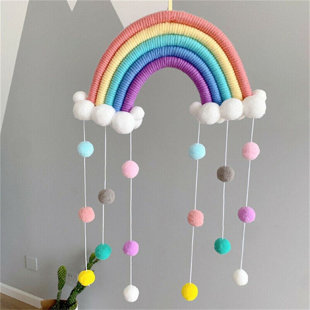 Hand-woven Five Strands Rainbo - Home Decor Y2K ulasan dan harga