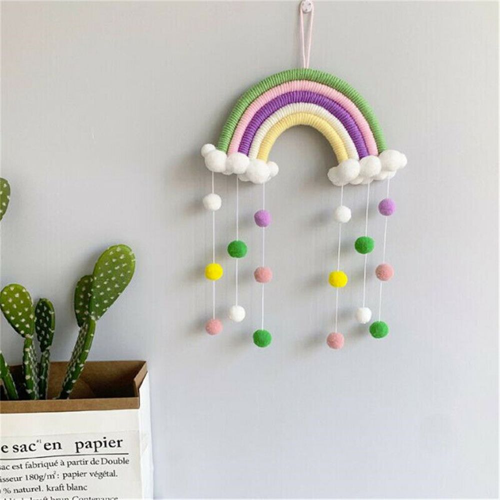 Hand-woven Five Strands Rainbo - Home Decor Y2K ulasan dan harga