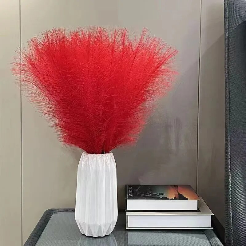 10PCS Artificial Pompous Grass - Pampas Grass Decor ulasan dan harga