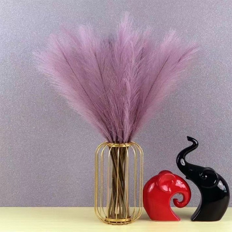 10PCS Artificial Pompous Grass - Pampas Grass Decor ulasan dan harga