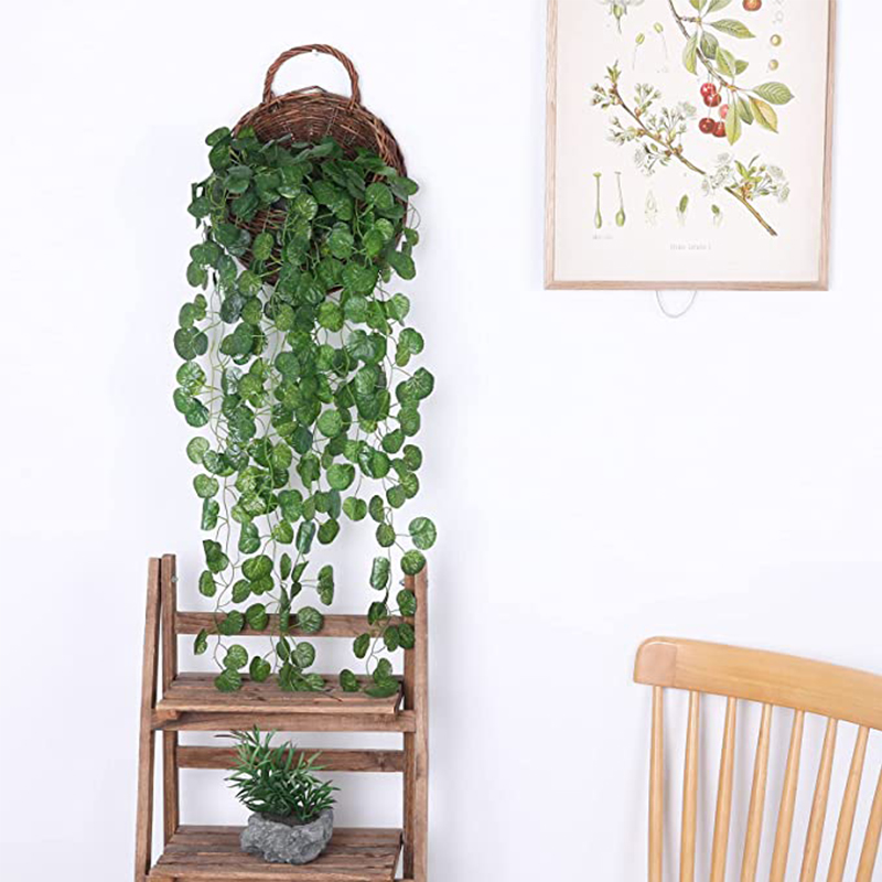 Artificial Basket Rattan Hangi - Rattan Plant Basket ulasan dan harga