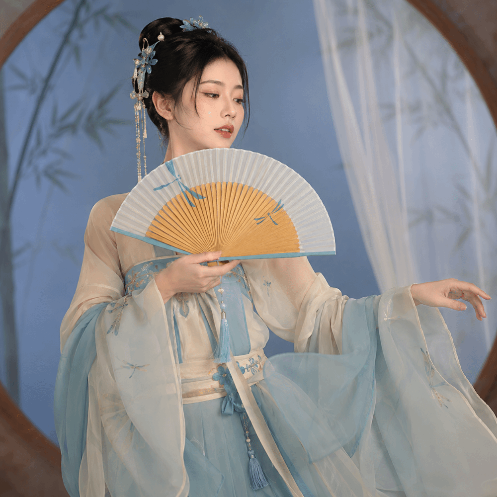 Chinese Style Folding Hand Fan - Bamboo Photo Frame ulasan dan harga