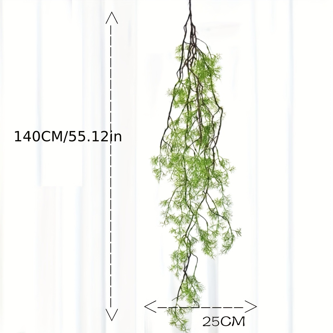 1pc,140cmArtificial Vine, Bend - Rattan Plant Basket ulasan dan harga