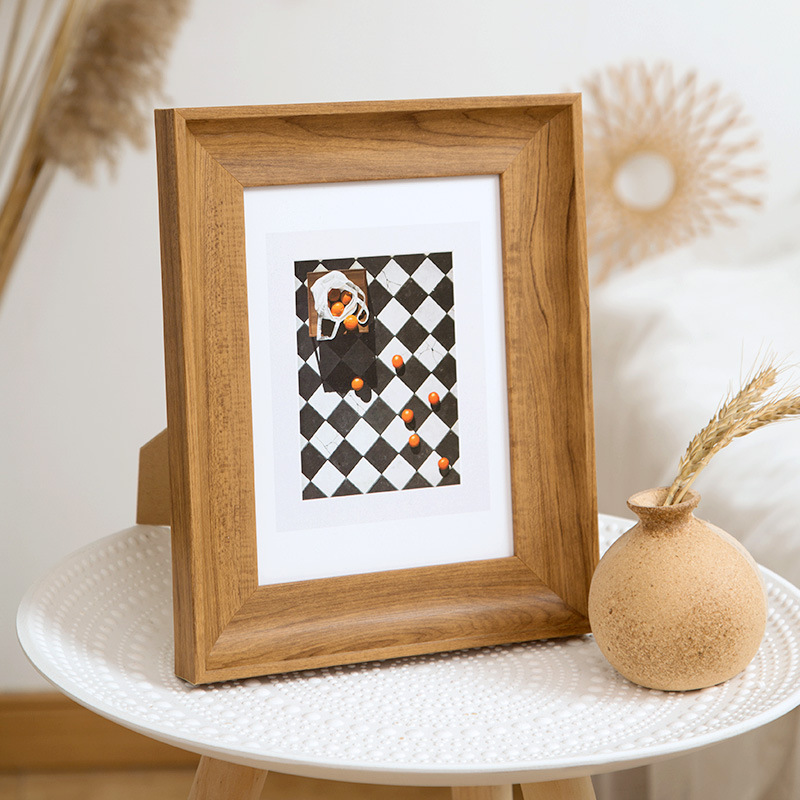 Minimalist Square Photo Frame  - Bamboo Photo Frame ulasan dan harga