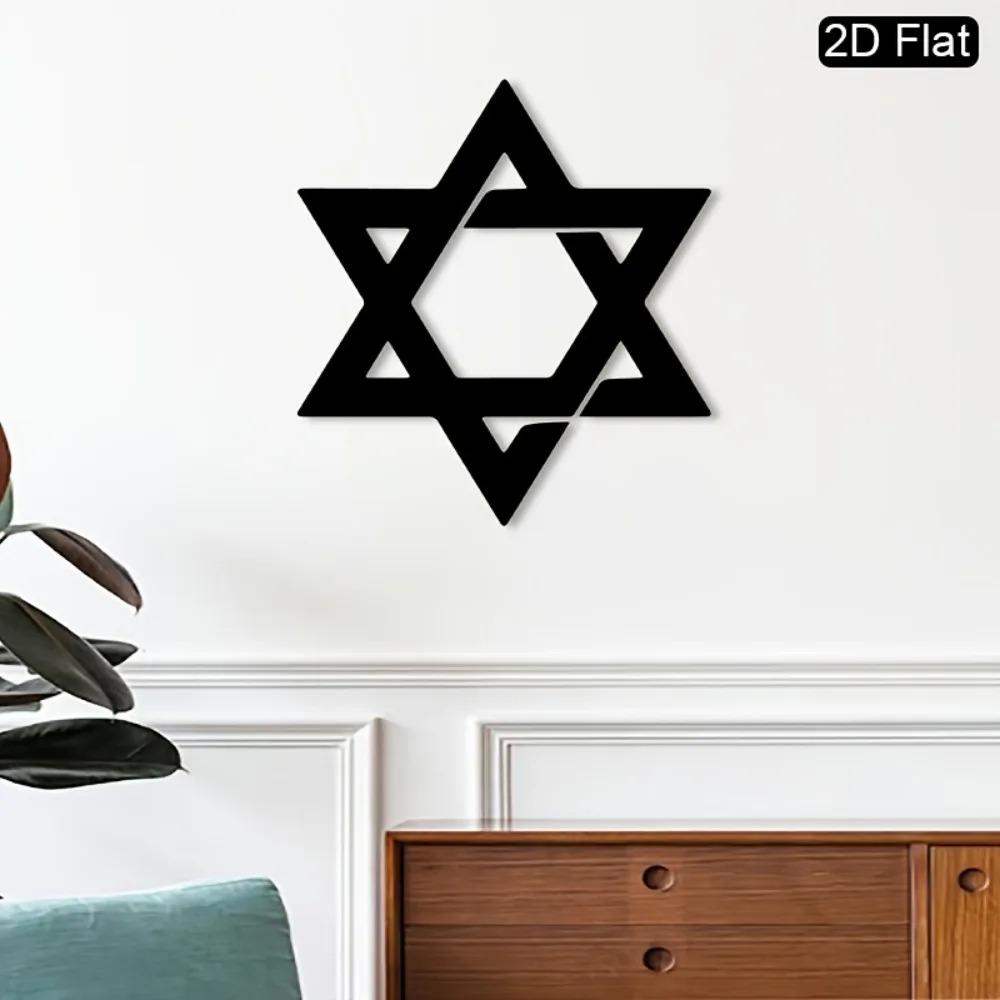 CIFBUY Iron Wall Art Star of D - Home Decor Theme ulasan dan harga