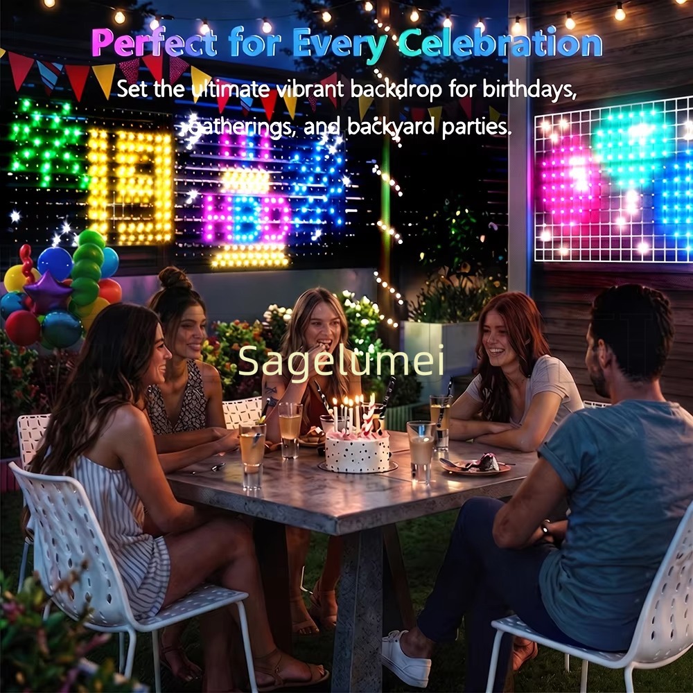 1.6M-3M Smart LED Curtain Ligh - Home Decor Free App ulasan dan harga