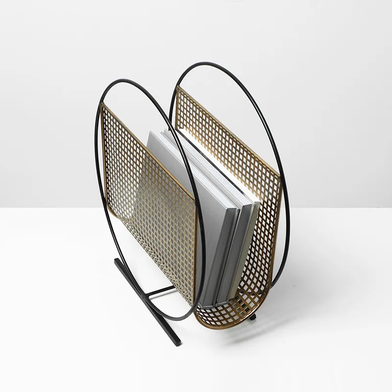 Creative Grid Round Metal Maga - Home Decor Magazine ulasan dan harga