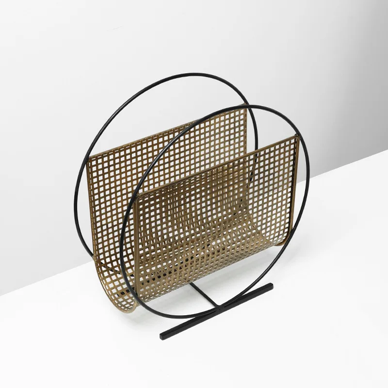 Creative Grid Round Metal Maga - Home Decor Magazine ulasan dan harga