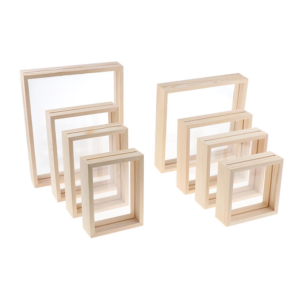 Transparent Wooden Frame Made  - Bamboo Photo Frame ulasan dan harga
