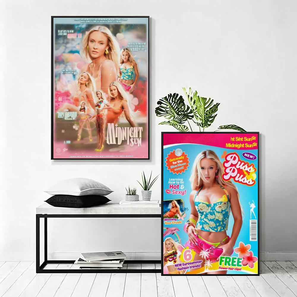 Singer Z-Zara L-Larsson Poster - Home Decor Za ulasan dan harga