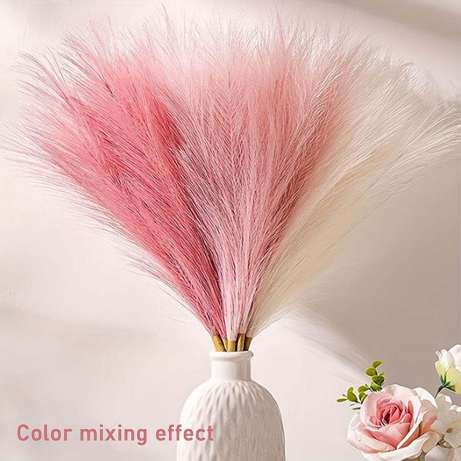 10Pc Artificial Pampas Grass S - Pampas Grass Decor ulasan dan harga