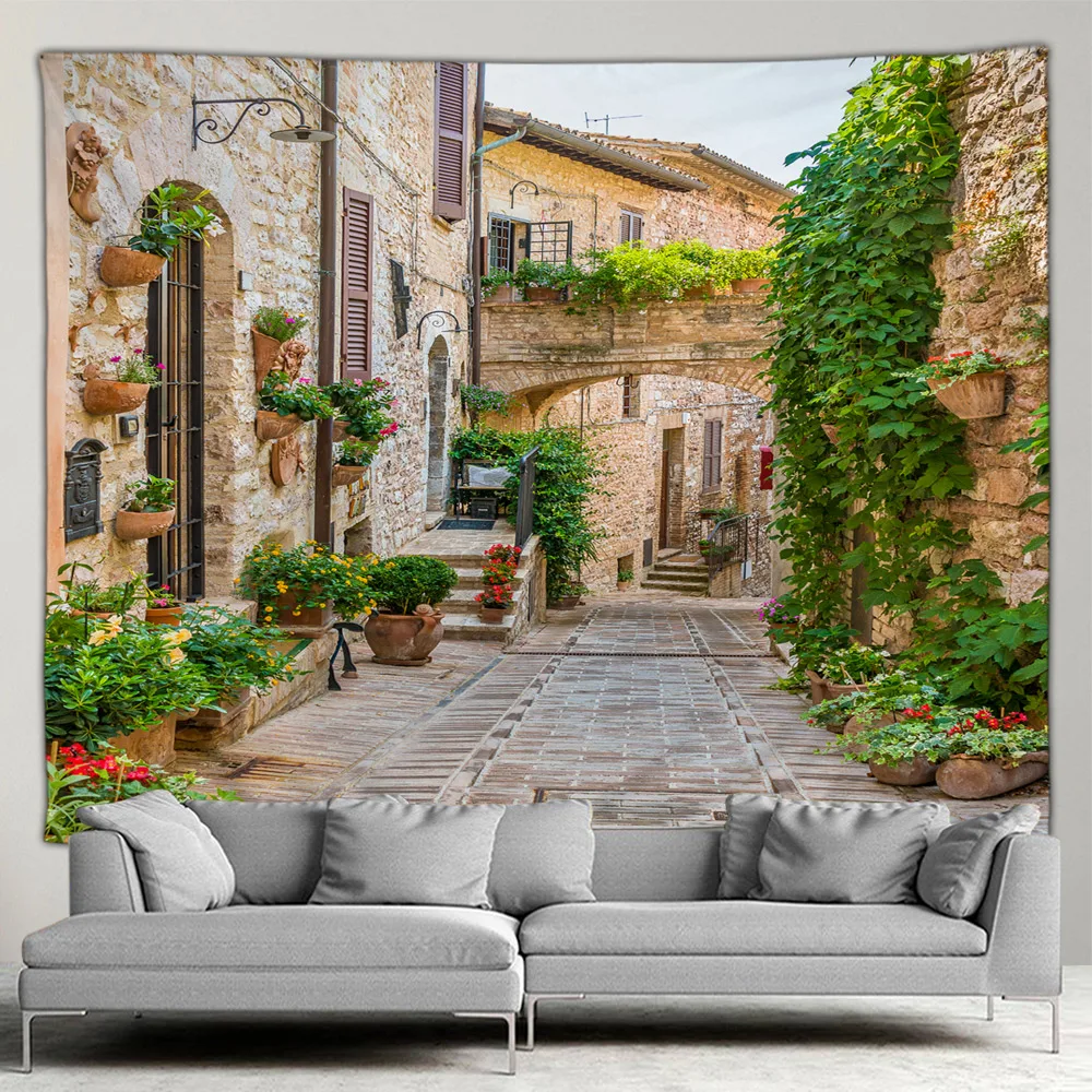 Outdoor Garden Poster Mediterr - Home Decor Indonesia ulasan dan harga