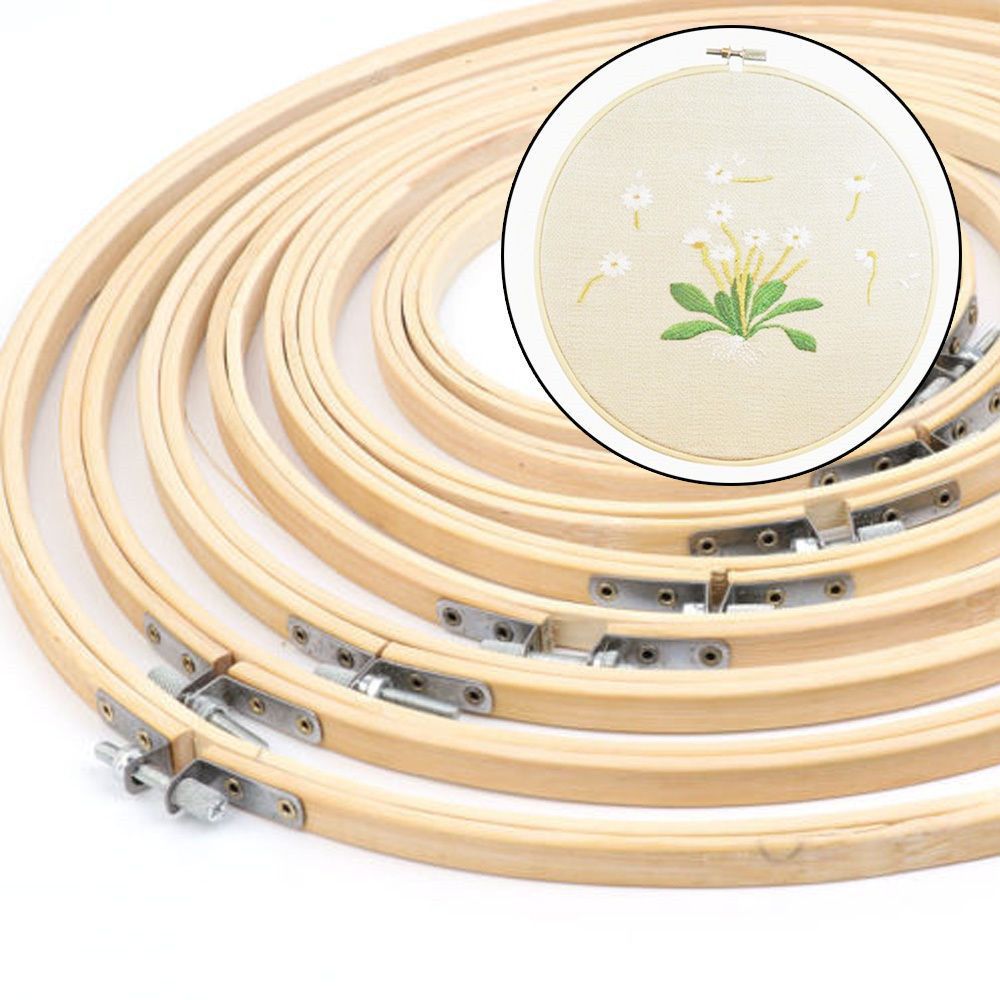 8/10/13/15/18/30cm DIY Needlec - Bamboo Photo Frame ulasan dan harga