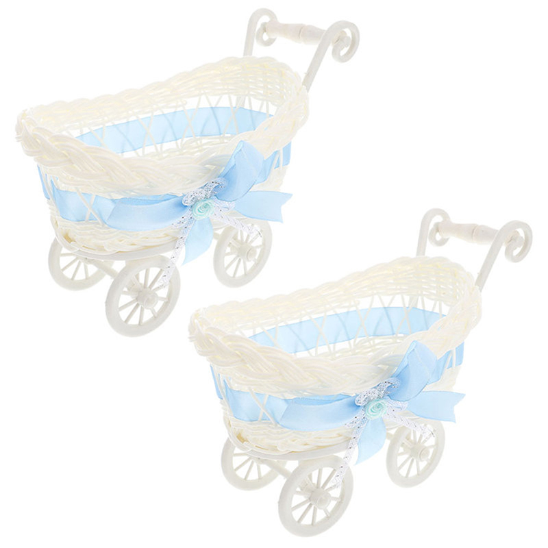 1Pcs Basket Baby Cart Stroller - Rattan Plant Basket ulasan dan harga