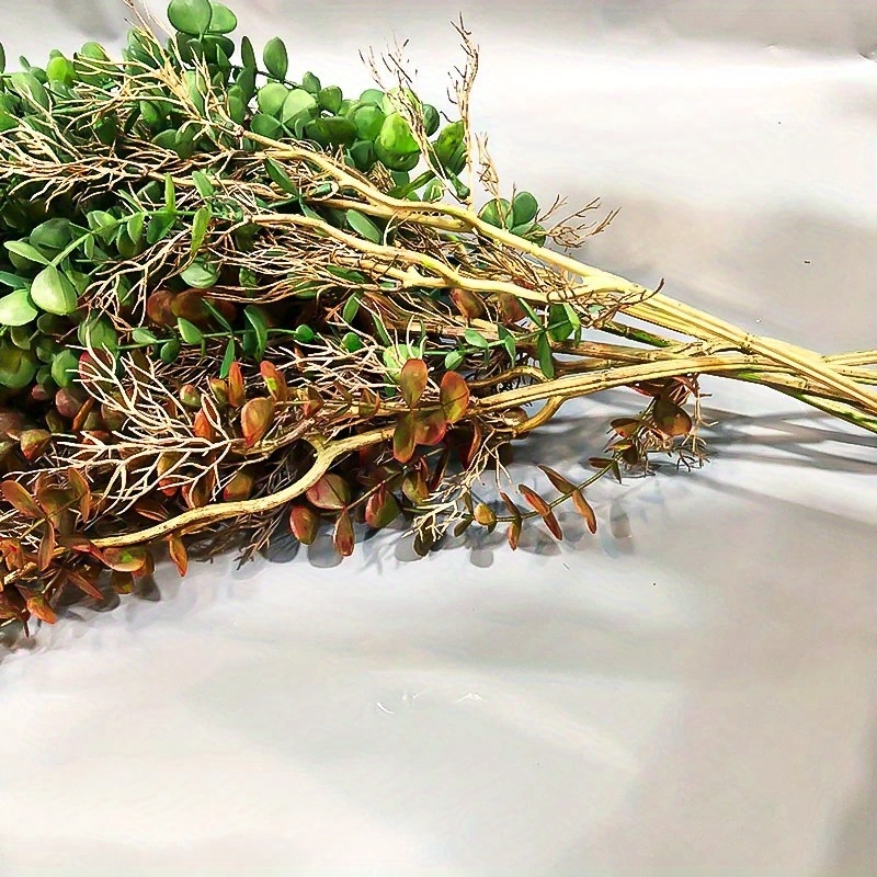 104cm Fake Eucalyptus Rattan A - Rattan Plant Basket ulasan dan harga