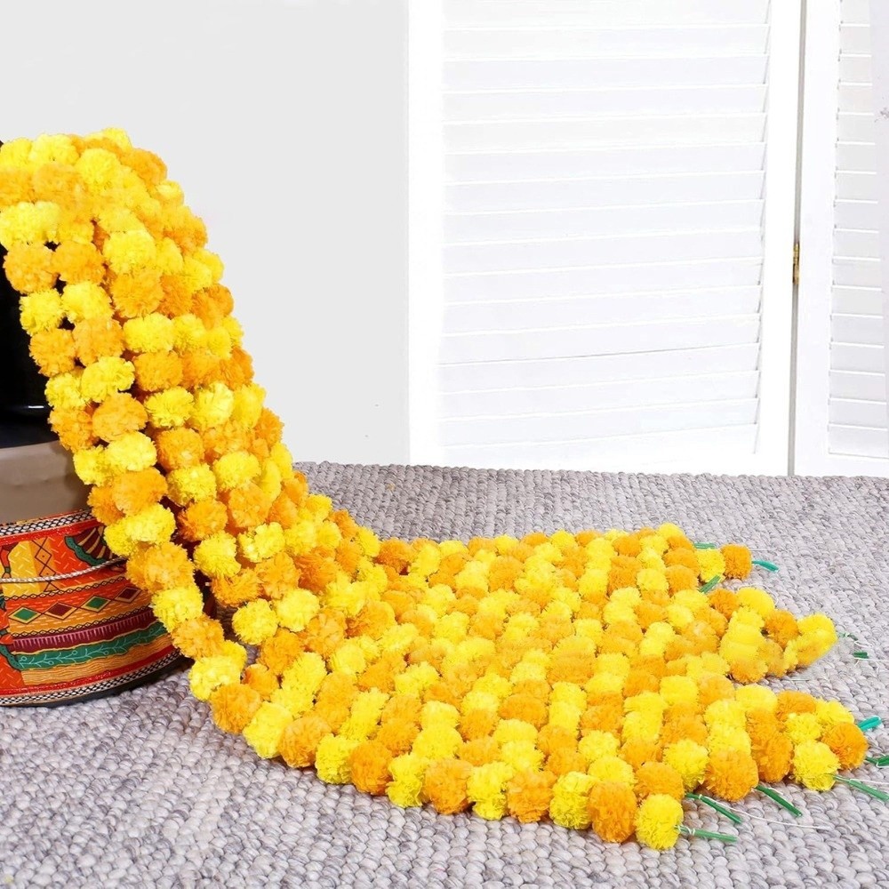 Long Strands Artificial Marigo - Home Decor Indonesia ulasan dan harga