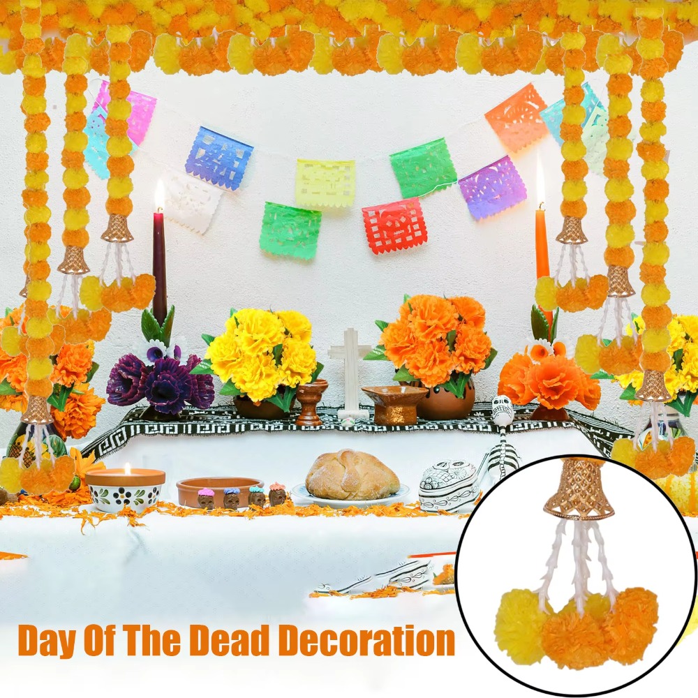 Long Strands Artificial Marigo - Home Decor Indonesia ulasan dan harga