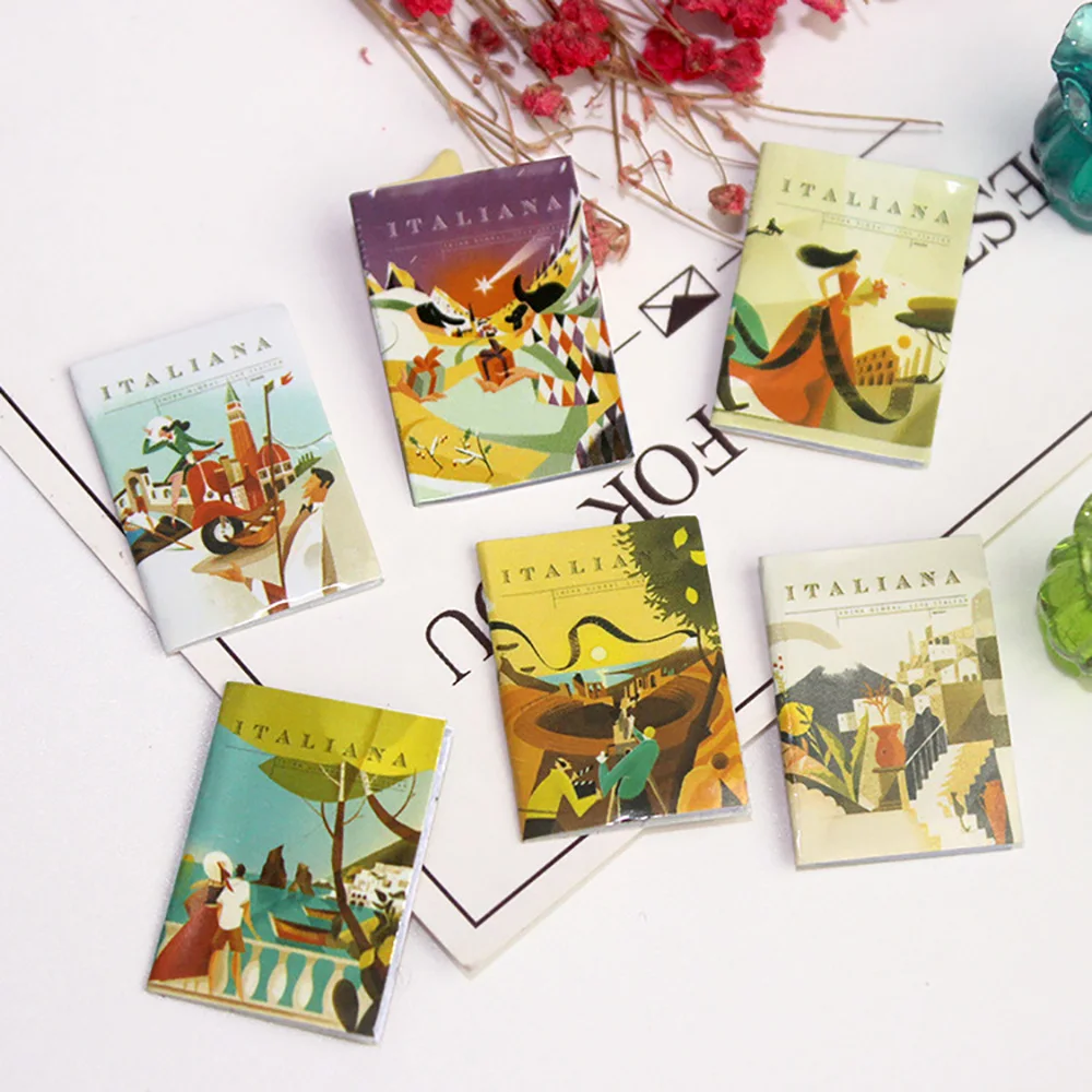 6Pcs 1/12 Dollhouse Miniature  - Home Decor Magazine ulasan dan harga