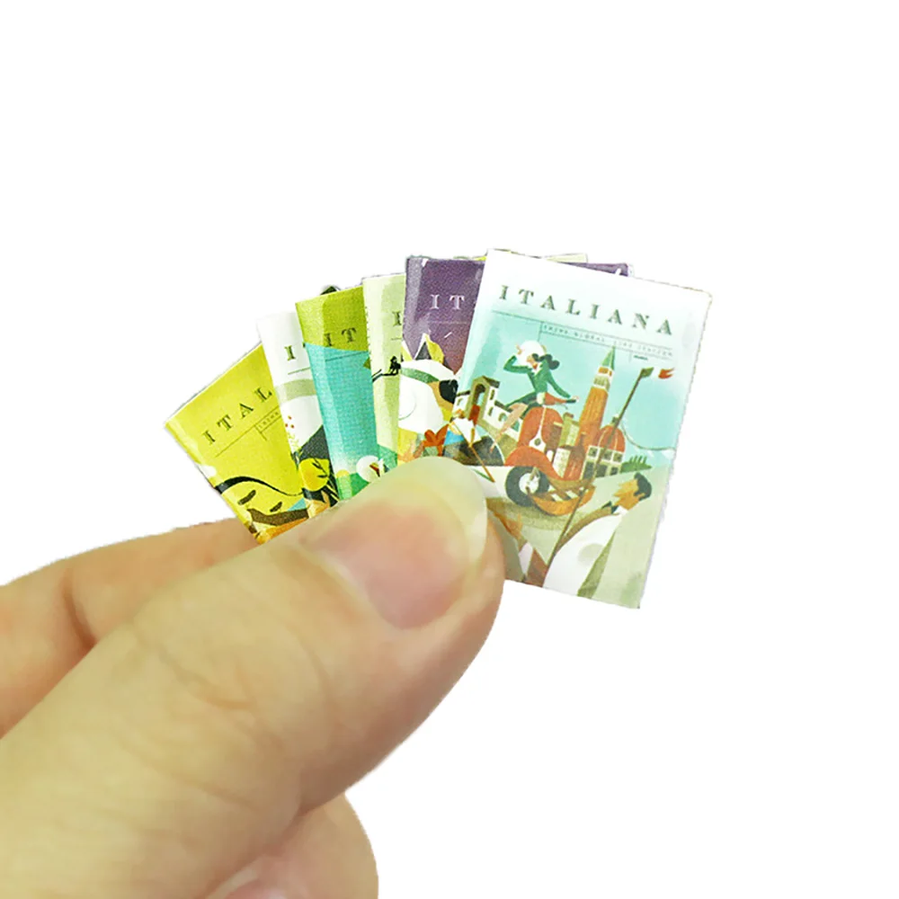 6Pcs 1/12 Dollhouse Miniature  - Home Decor Magazine ulasan dan harga